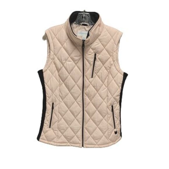 Calvin Klein Blush Puffer Vest Size Medium - Picture 1 of 7